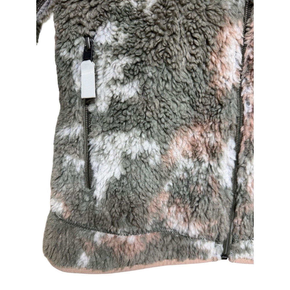 Patagonia Classic Retro-X Fleece Jacket Snow Pine‎ Garden Green Women's Small - Picture 5 of 10